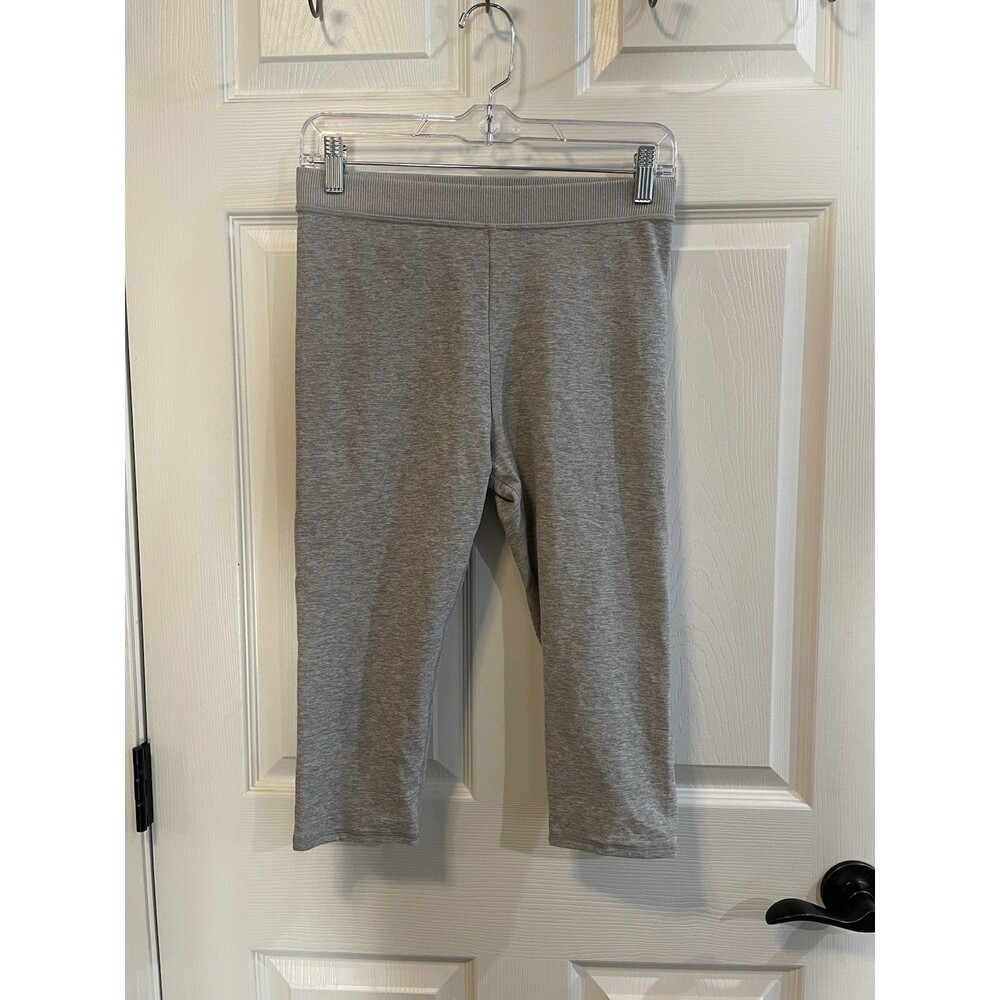 Alo Yoga Alosoft High Waist Capri Leggings Gray Heather Size M